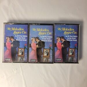 Reader's Digest The Melodies Linger On Cassette Set Great American Songs 3-Tape